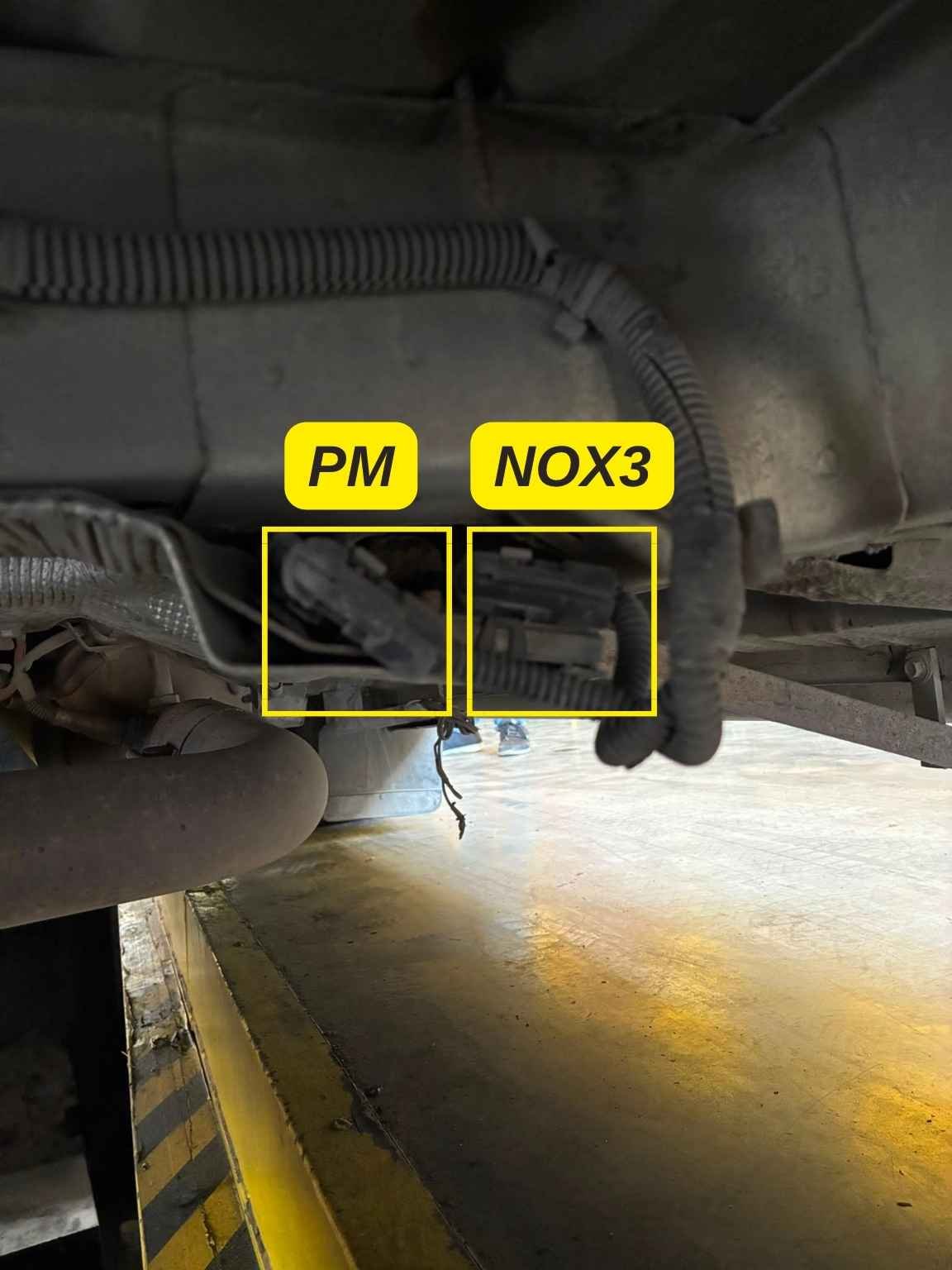 NOx 3 ve PM Sensör Soketleri